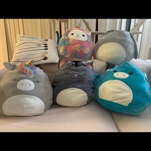 Squishmallows cute pillows